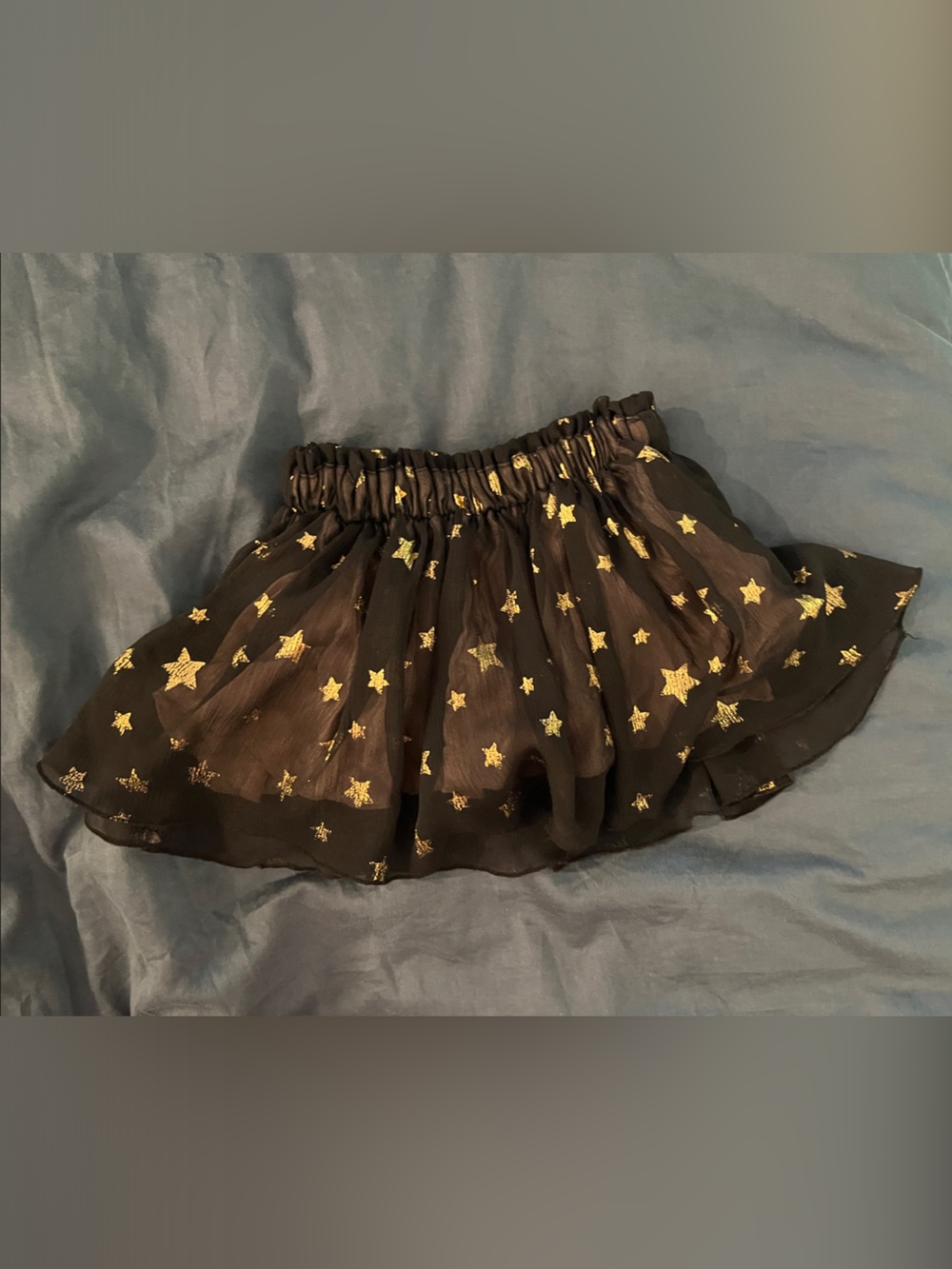 Vintage Kate Spade Baby Girl 12M Skirt w/ Attached Bloomer Black Gold